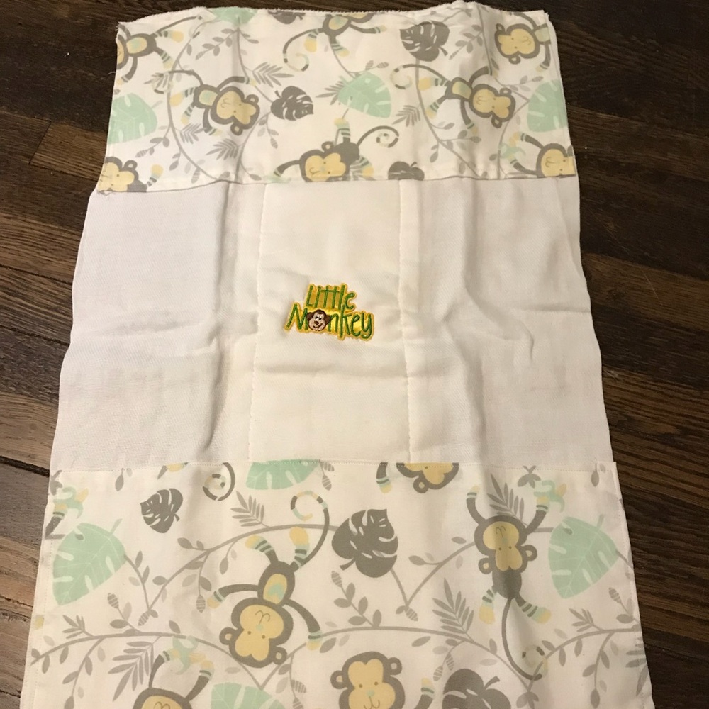 Little monkey burp rag.